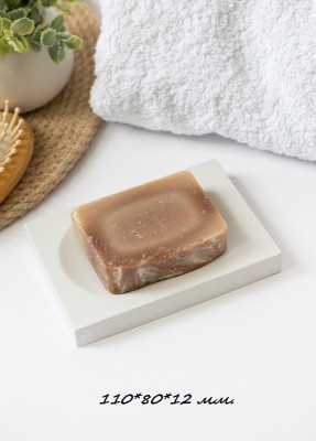 Мыльница из гипса Серый 