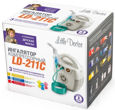 Компрессорный ингалятор Little Doctor LD-211C белый 