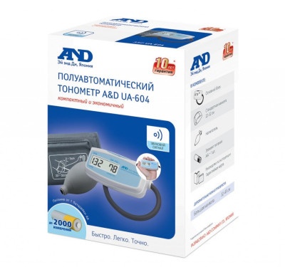 Тонометр AND UA-604 Полуавтомат