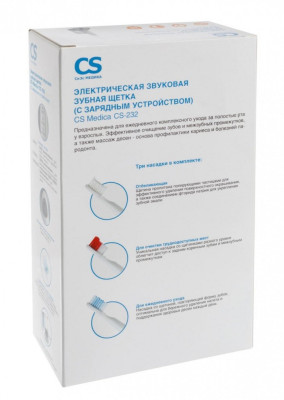 Зубные щетки: Звуковая зубная щётка CS Medica SonicPulsar CS-232