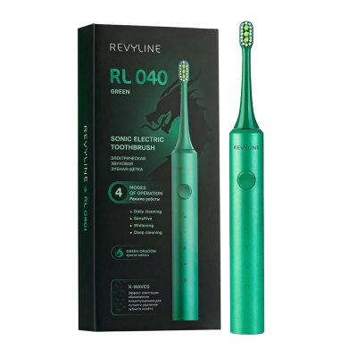 Зубные щетки: Звуковая зубная щетка Revyline RL040 Green Dragon