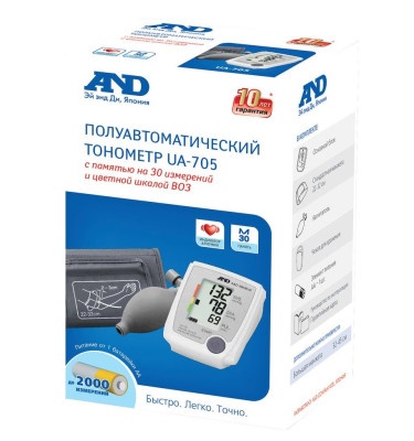 Тонометр AND UA-705 Полуавтомат