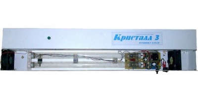 купить облучатель-рециркулятор ультрафиолетовый бактерицидный обнр 2х15 "кристалл-3"