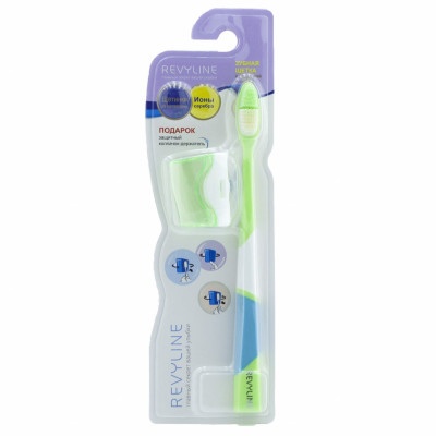 Зубные щетки: Зубная щетка Revyline с резиновой головкой