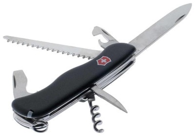 Нож VICTORINOX Forester многофункциональный черный 