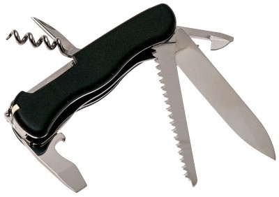 Нож VICTORINOX Forester многофункциональный черный 