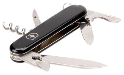 Нож VICTORINOX Spartan многофункциональный черный 