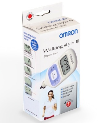 Шагомер OMRON HJ-203 Walking style III фиолетовый 