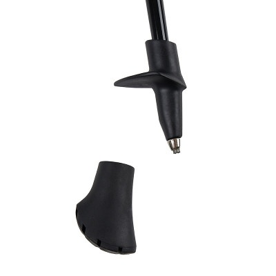 Палки для скандинавской ходьбы Finpole ECO 20% Carbon Черные 105 см 