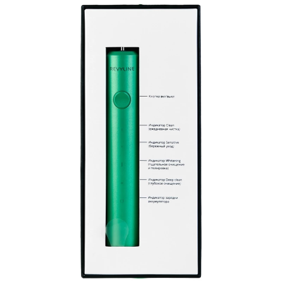 Зубные щетки: Звуковая зубная щетка Revyline RL040 Green Dragon