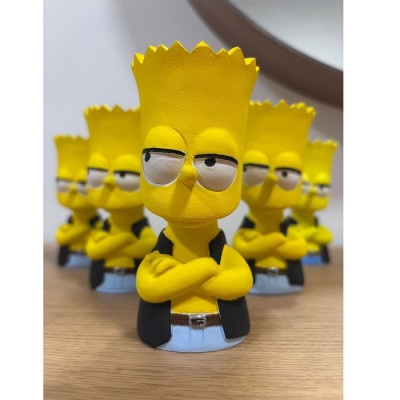 Статуэтка подставка кашпо Симпсон Барт 