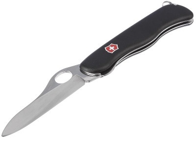 Нож VICTORINOX Sentinel one-hand 5 функций Черный 