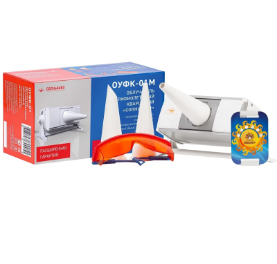 Облучатель ультрафиолетовый кварцевый Солнышко ОУФК-01 New  