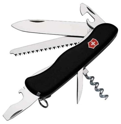 Нож VICTORINOX Forester многофункциональный черный 