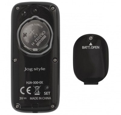 Шагомер OMRON HJA-300-EK Jog Style черный 