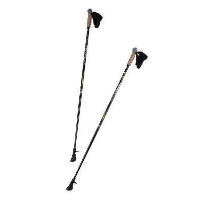 Палки для скандинавской ходьбы Finpole ECO 20% Carbon Черные 105 см 