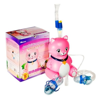 Детский компрессорный ингалятор Кошка MED2000 
