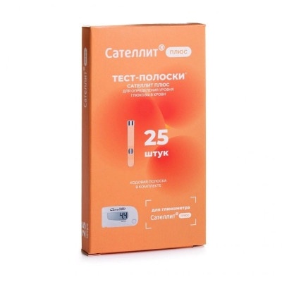 Глюкометр Сателлит Плюс (ПКГ-02.4) 