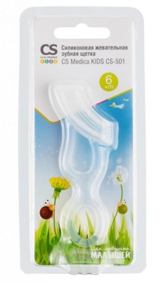 Прорезыватели :Щетка жевательная CS Medica KIDS CS-501 Щетка жевательная CS Medica KIDS CS-501