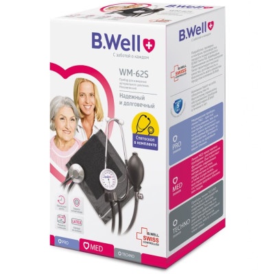 Тонометр механический B.Well WM-62s Стандарт 