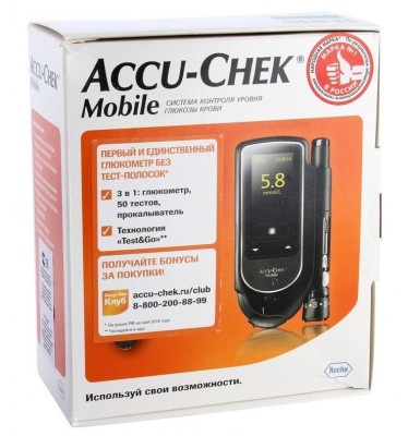Глюкометры :Глюкометр Accu-Chek Mobile Глюкометр Accu-Chek Mobile
