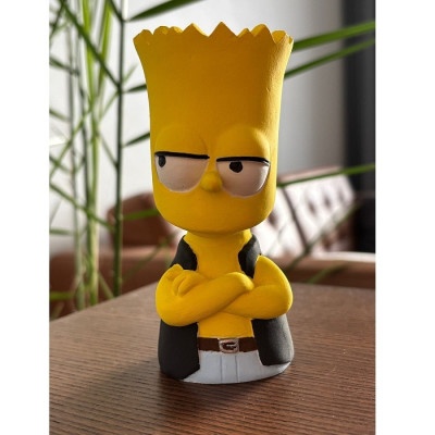 Статуэтка подставка кашпо Симпсон Барт 