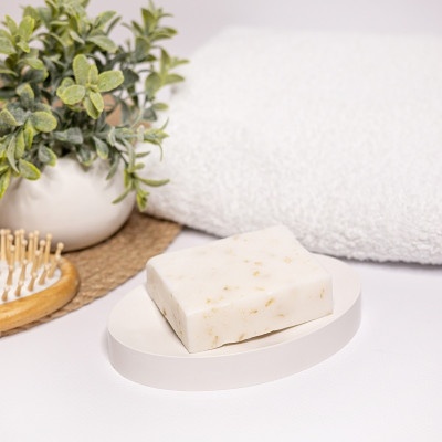 Мыльница из гипса Белый 