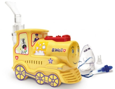 Компрессорные ингаляторы :Детский ингалятор Паровозик B.Well PRO-115 для детей Детский ингалятор Паровозик B.Well PRO-115 для детей