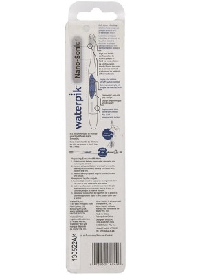 Зубные щетки: Звуковая зубная щетка Waterpik AT-50 Nano-Sonic