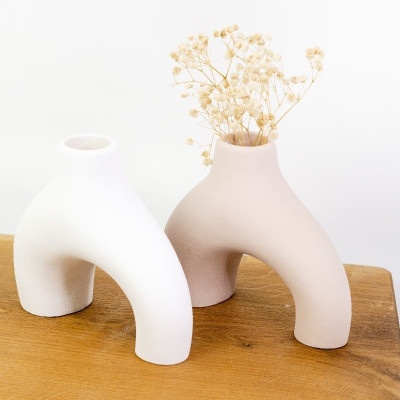 Ваза рогатка Белая 