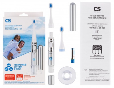 Зубные щетки: Звуковая зубная щётка CS Medica SonicPulsar CS-131