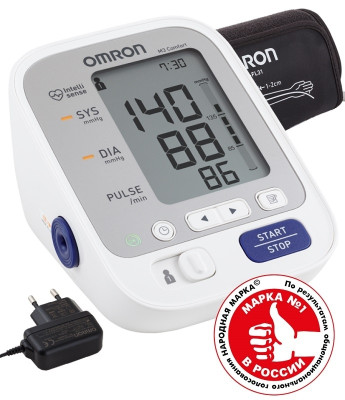 Автоматический тонометр на плечо Omron M3 Comfort 