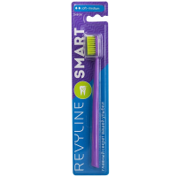 Зубные щетки: Зубная щетка Revyline SM6000 Smart (фиолетовая с салатовой щетиной)